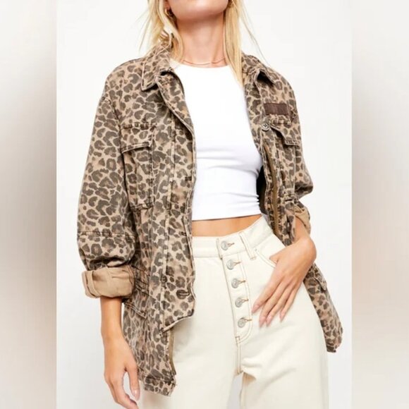Free People Seize The Day Jacket - Neutral - L - Picture 1 of 8